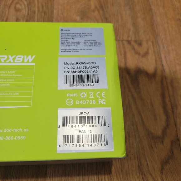 NWT Dash Camera DOD RX8W - Picture 6 of 11